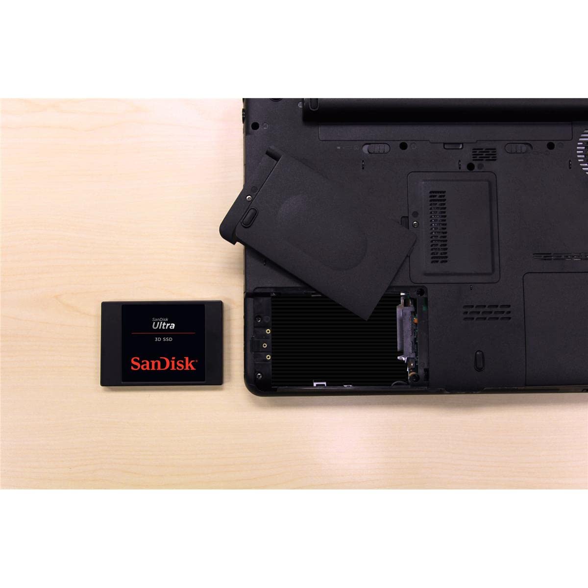 SanDisk Ultra 3D NAND 500GB Internal SSD - SATA III 6 Gb/s, 2.5 Inch /7 mm, Up to 560 MB/s - SDSSDH3-500G-G25