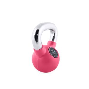 CAP Barbell Colored Rubber Coated Kettlebell with Chrome Handle, 10 lb (SDKR-010C)