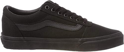 Vans Men's MN Ward Sneaker, Black/Black, 11