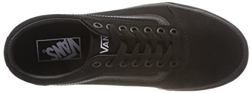 Vans Men's MN Ward Sneaker, Black/Black, 11