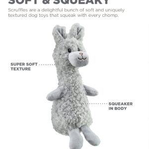 Outward Hound Scruffles Bunny Plush Squeaky Dog Toy, Small