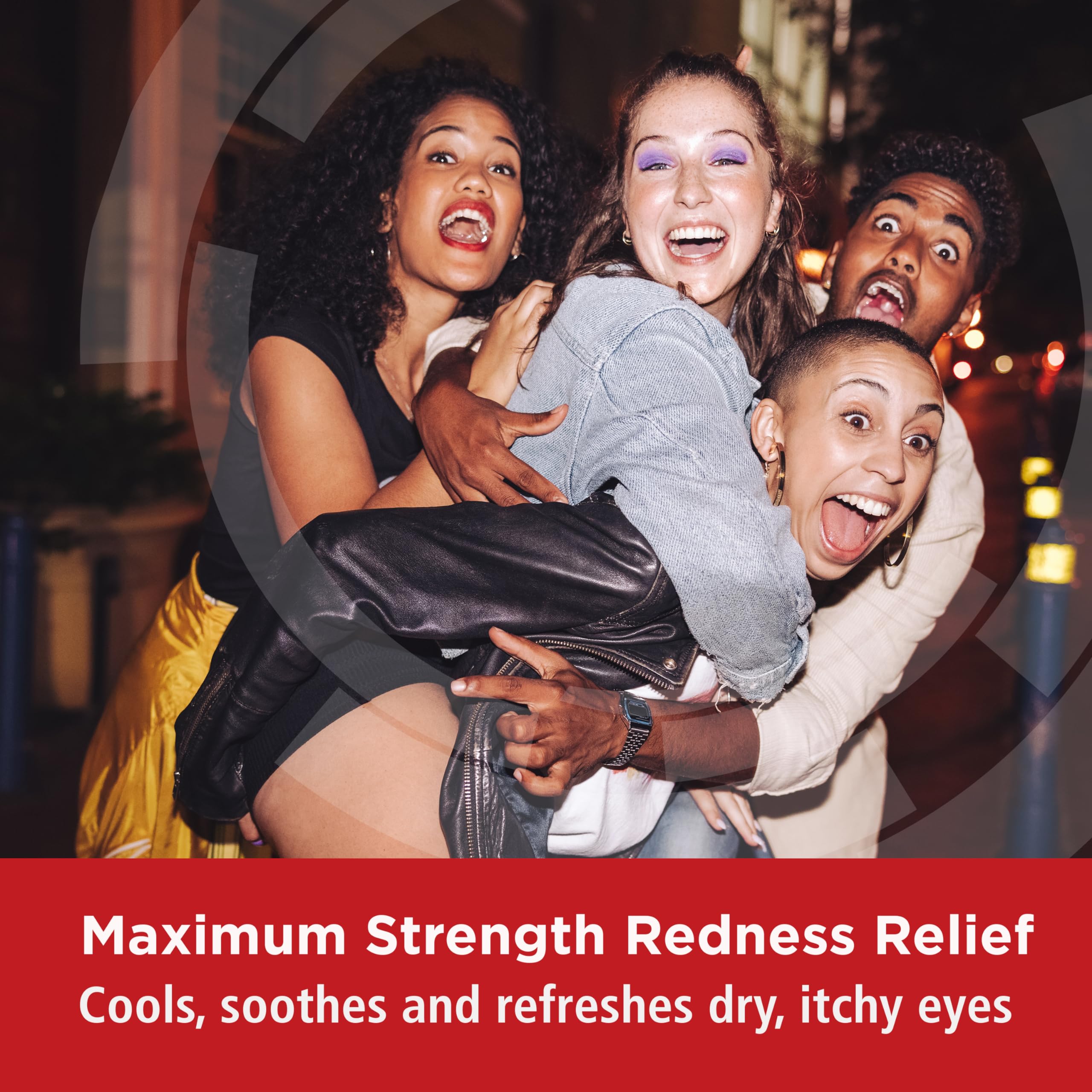 Rohto Max Strength Redness Reliever, Lubricant Eye Drops, Fast, Cooling Relief for Red, Dry, Itchy Eyes,Redness and Dry Eye Symptom Relief, Refreshing Eye Drops, 0.4 fl oz (3 Pack)