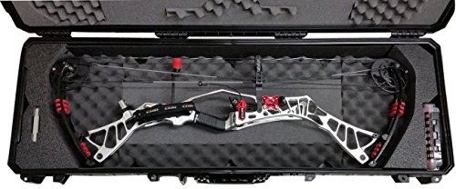 Case Club Waterproof Parallel Limb Compound Bow Pre-Cut Case with Silica Gel to Help Prevent Rust