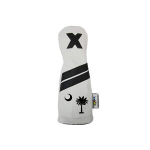 Sunfish Leather Hybrid X Golf Headcover South Carolina Palmetto