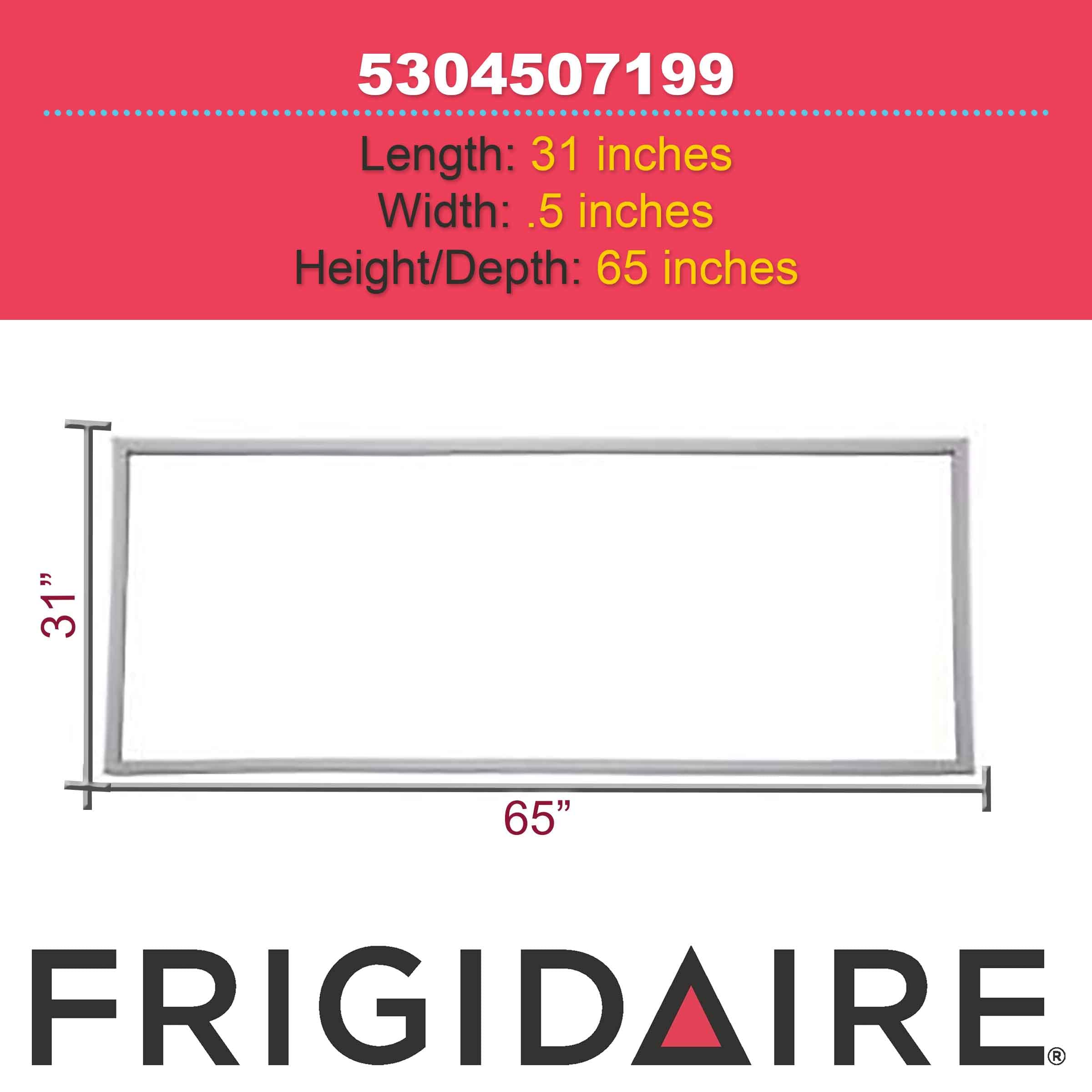 Frigidaire 5304507199 Freezer Door Gasket Original Equipment (OEM) Part, White