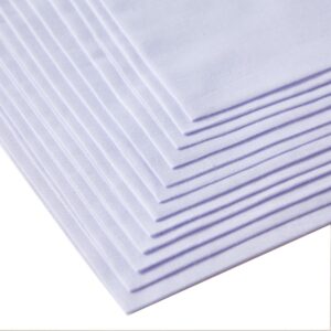 Ricosky Men's Pure White 100% Cotton Handkerchief