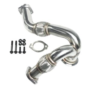 jdmspeed new turbocharger y-pipe up pipe kit with gasket replacement for ford 6.0l diesel 2003-2007 replaces# 5c3z6k854ca 679-011 679-012 1846581c1