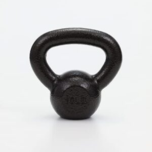 Amazon Basics Cast Iron Kettlebell, 40 pounds, Black