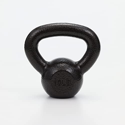 Amazon Basics Cast Iron Kettlebell, 40 pounds, Black