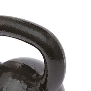 Amazon Basics Cast Iron Kettlebell, 40 pounds, Black