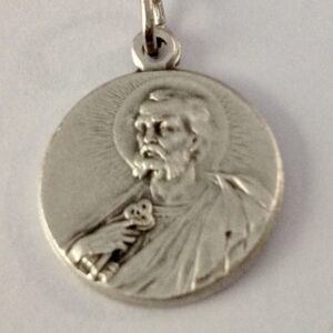 I G J Saint Peter The Apostle Silver Medal - The Patron Saints Medals