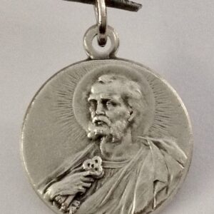 I G J Saint Peter The Apostle Silver Medal - The Patron Saints Medals