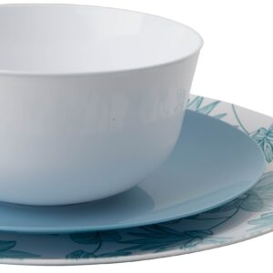 Trendables™ Premium Trend White Plastic Bowls, Disposable Food Grade Plastic Bowls - 40 Pack