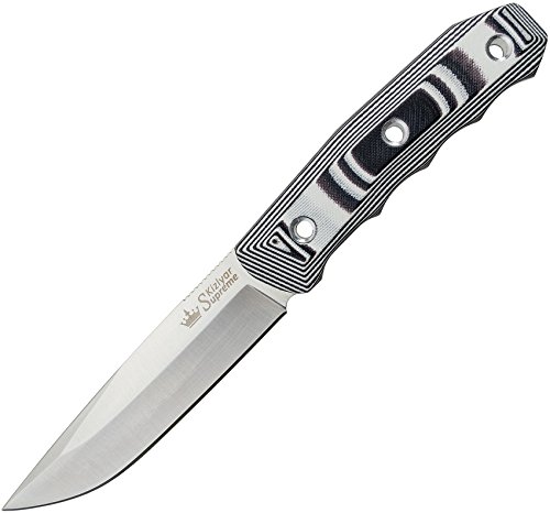 Kizlyar KK0058 Echo Niolox SW Fixed Blade, Blk-Gray Micarta Handle