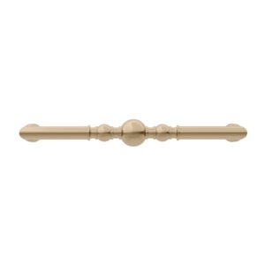 Richelieu Hardware BP8789192CHBRZ Firenze Collection 7 9/16-inch (192 mm) Center-to-Center Champagne Bronze Traditional Round Cabinet and Drawer Pull Handle for Kitchen, Bathroom, and Furniture