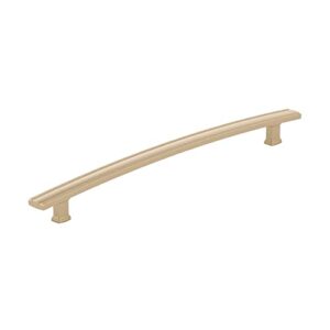 Richelieu Hardware BP707096CHBRZ Marsala Collection 3 3/4-inch (96 mm) Center-to-Center Grooved Champagne Bronze Transitional Rectangular Cabinet and Drawer Bar Pull Handle for Kitchen, Bathroom, and Furniture