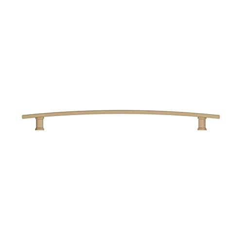 Richelieu Hardware BP707096CHBRZ Marsala Collection 3 3/4-inch (96 mm) Center-to-Center Grooved Champagne Bronze Transitional Rectangular Cabinet and Drawer Bar Pull Handle for Kitchen, Bathroom, and Furniture