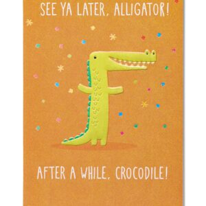 American Greetings Goodbye Card (See Ya Later Alligator)