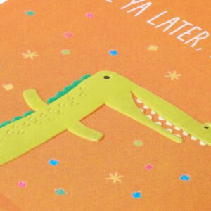 American Greetings Goodbye Card (See Ya Later Alligator)