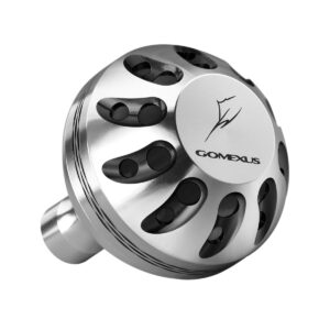 gomexus power knob compatible with shimano 19 stradic fl 15 stradic fk 1000-4000 stella fj daiwa exist lt certate lt luvias lt direct fitment reel handle replacement 38mm metal round