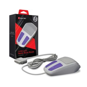 hyperkin hyper click retro style mouse for super nes