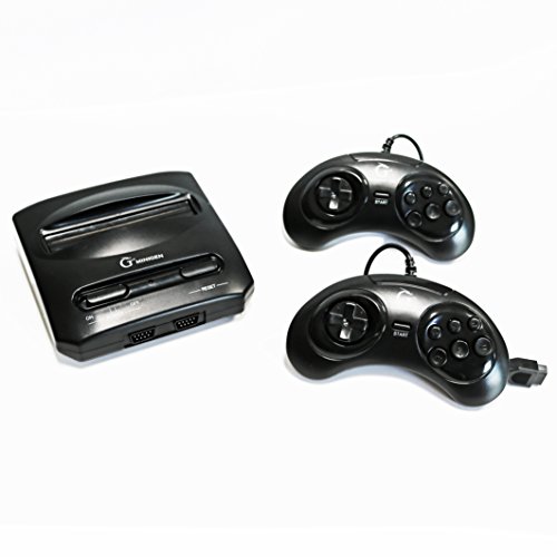 Minigen Video Entertainment System(NO GAMES INCLUDED) Compatible with Sega Genesis & Mega Drive Games Games