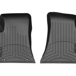 WeatherTech Custom Fit FloorLiners for Dodge Challenger - 1st Row (4410491), Black