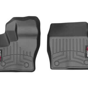 WeatherTech Custom Fit FloorLiners for Ford Transit Connect - 1st Row (445991V), Black