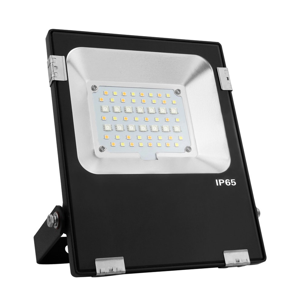 LGIDTECH 20W Miboxer RGB+CCT LED Flood Light AC85-265V Color Changing 2700K-6500K Color Temperature Adjustable