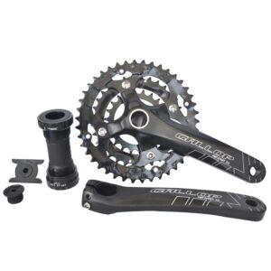 upanbike bike crankset with bottom bracket for road bike mountain bicycle 8 9-speed m430 crank set