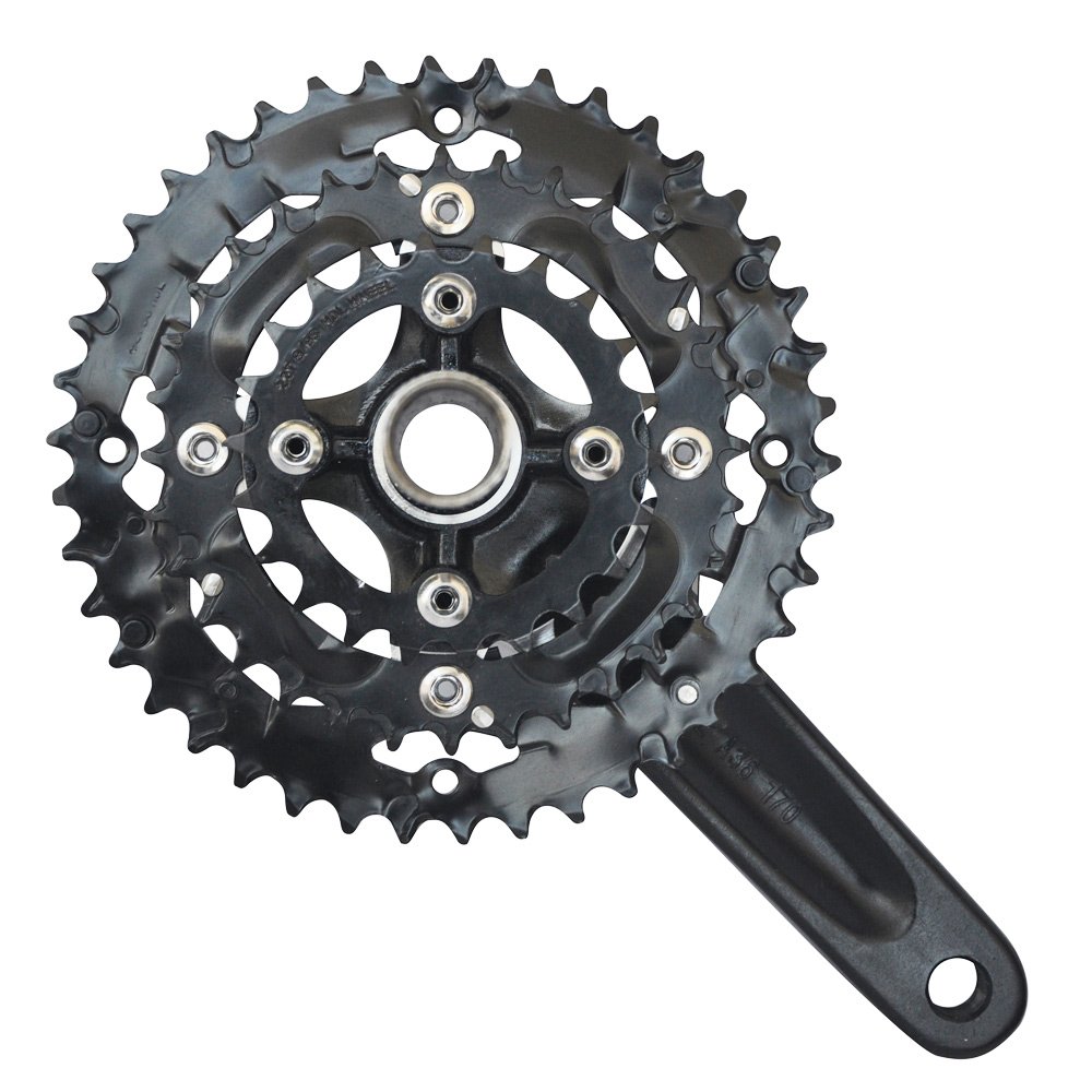 UPANBIKE Bike Crankset with Bottom Bracket for Road Bike Mountain Bicycle 8 9-Speed M430 Crank Set