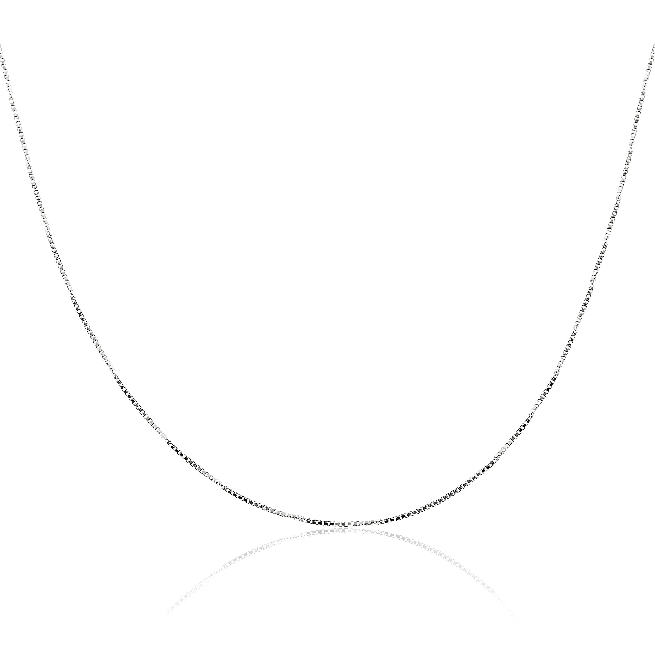 AJ's Collection Single Edge-Hammered Personalized Charm Necklace. Customize Sterling Silver Rectangular Pendant with Name and Birthstone. Includes a Sterling Silver Chain. Makes Gifts for Her