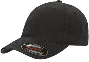 flexfit men's one_size trucker cap, black, alpha