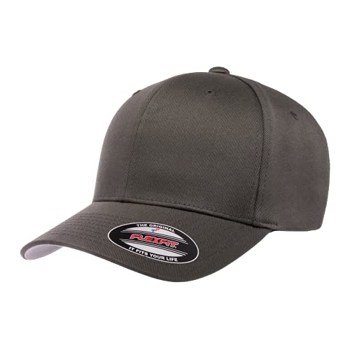 Flexfit Men's Athletic Baseball Fitted Cap, Dark Gray, S/M