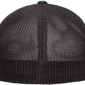 Flexfit Men's one_Size Trucker Cap, Black, Alpha