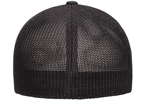 Flexfit Men's one_Size Trucker Cap, Black, Alpha