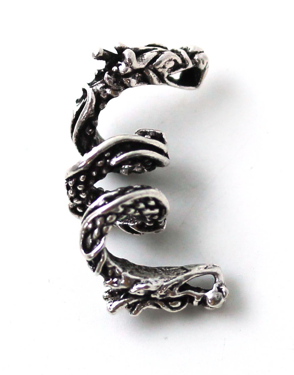 LynnAround 925 Sterling Silver Norse Nordic Viking Dragon Beard Beads Rings, Dreadlock Pirate Hair Beads, Pagan Jewelry