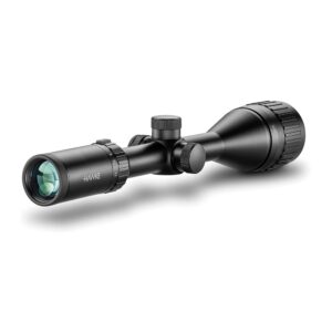 HAWKE Vantage HD 4-12X50AO Mil Dot IR Riflescope, Black 14252 and Hawke 2-Pc Weaver Rings Kit