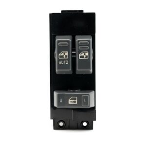 Master Power Window Switch, Gray - Driver Side Door - Compatible with Chevy Silverado and Sierra 1500, 2500, 2500 HD, 3500-1999, 2000, 2001, 2002 - Replaces 15047637