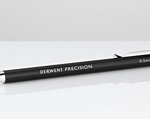 Derwent Mechanical Pencils 0.5, Metal Barrel, Precision, HB (2302428)