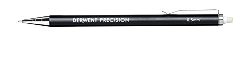 Derwent Mechanical Pencils 0.5, Metal Barrel, Precision, HB (2302428)