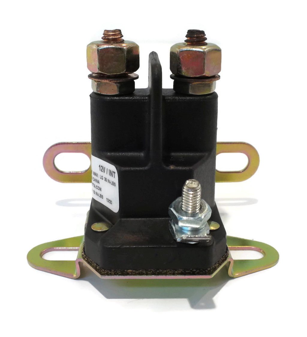 The ROP Shop Universal 3 Post/Pole 12 Volt Starter Solenoid Riders Lawn Mowers & Tractors