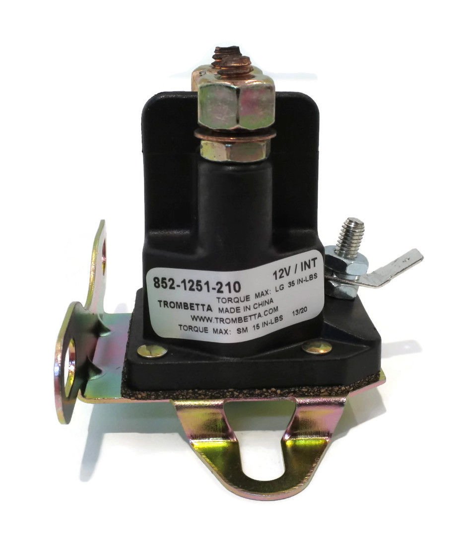 The ROP Shop Universal 3 Post/Pole 12 Volt Starter Solenoid Riders Lawn Mowers & Tractors