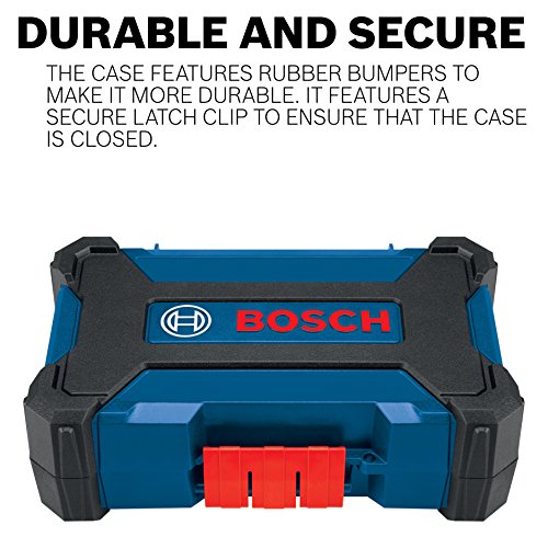 Bosch CCSDV08 Impact Tough Black Oxide Drill Bits with Clip for Custom Case System