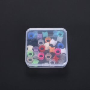 Xpircn Thin Silicone Ear Plugs Tunnels Flexible Ear Earlets Ear Gauges Expander Stretchers Double Flared Flesh Ear Piercing Jewelry 15pairs