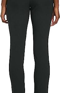 PGA TOUR Women's Regular Pull-on Golf Pant with Tummy Control (Size X-Small-Xx-Large), Black