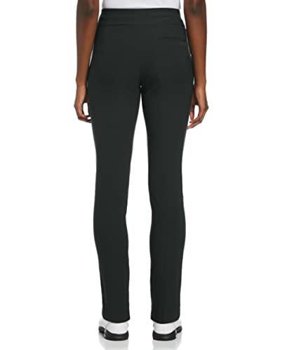 PGA TOUR Women's Regular Pull-on Golf Pant with Tummy Control (Size X-Small-Xx-Large), Black