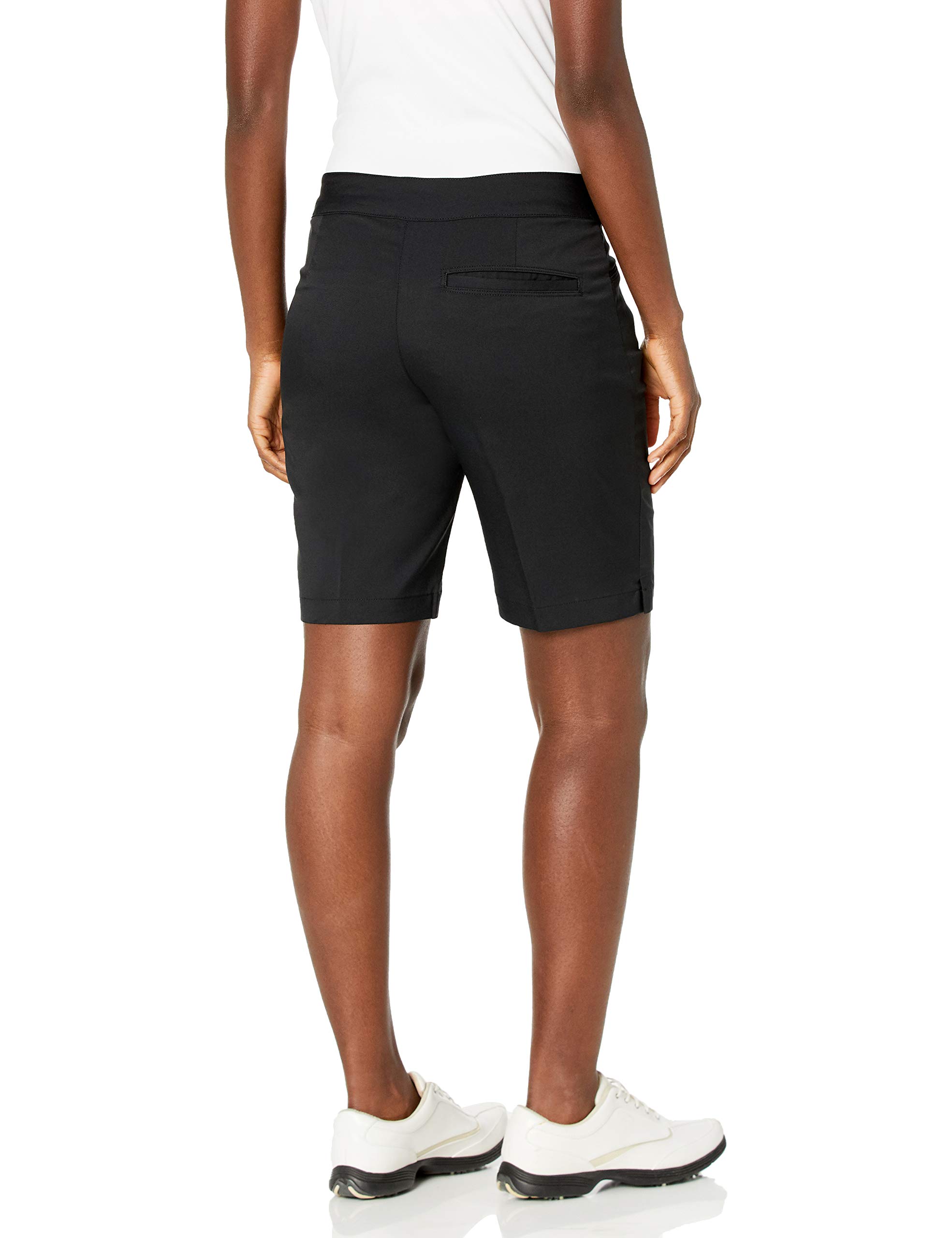 PGA TOUR womens 19" With Comfort Stretch Waistband (Size 2 - 18 Plus) Golf Shorts, Caviar, 14 US