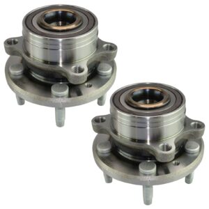 TRQ Wheel Bearing & Hub Assembly Kit Pair Set of 2 for Ford Explorer