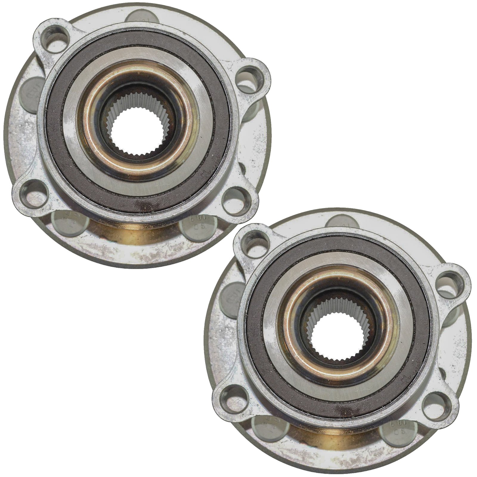 TRQ Wheel Bearing & Hub Assembly Kit Pair Set of 2 for Ford Explorer